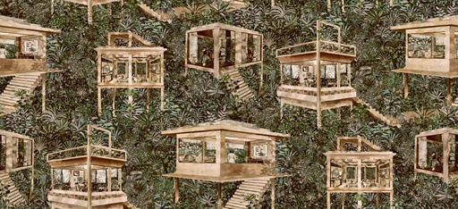 Palafitas Amazonia Decors and Panoramiques Collection