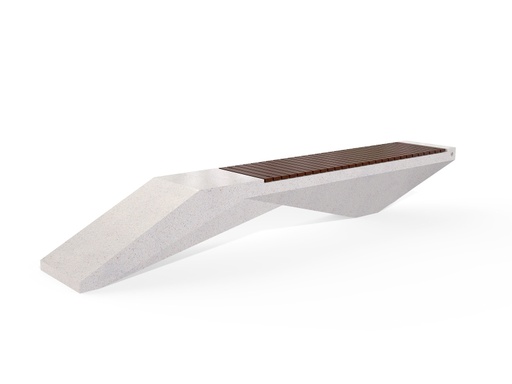 CONCRETE BENCH 234 PS polished aggregate