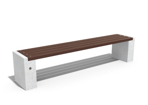 CONCRETE BENCH 238 ES exposed aggregate