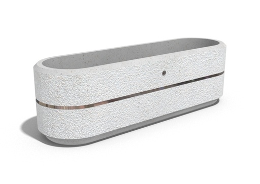 CONCRETE PLANTER 27 exposed aggregate