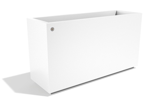 METAL PLANTER 403-WT, stainless steel, wheels and pull out tray