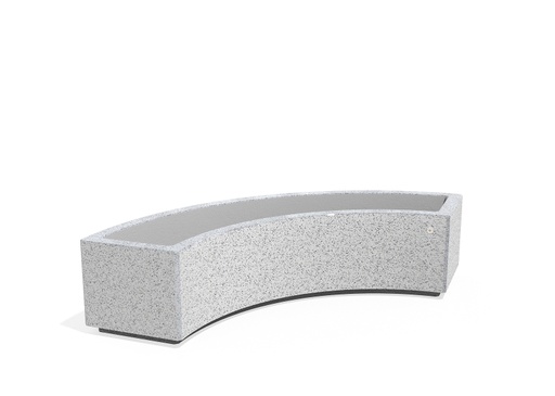 CONCRETE PLANTER 268 U exposed aggregate