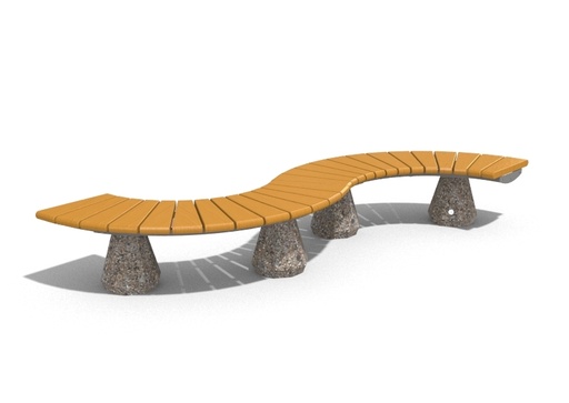 CONCRETE MODULAR BENCH 156 ER