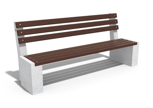 CONCRETE BENCH 237 ER Resysta exposed aggregate