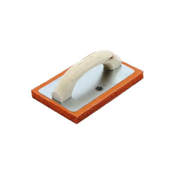 ORANGE RUBBER TROWEL 820/1 215X135 MEDIUM GRAIN